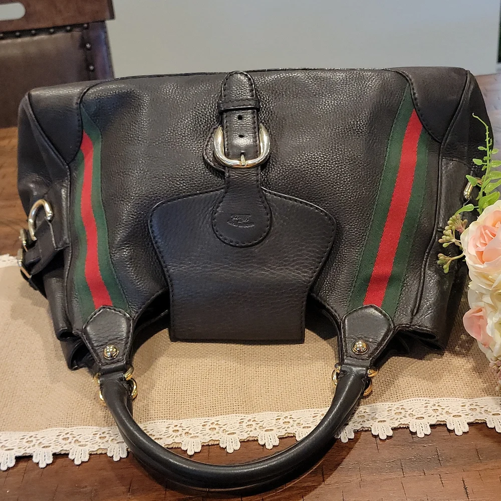 SOLD Beautiful and authentic Gucci weekender bag - Picture 5 of 14